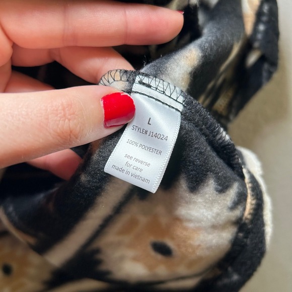 nwt active usa shacket shirt jacket women's large western Aztec cozy neutral - Picture 5 of 8